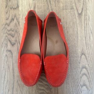 UGG Shoes Flores Driving Loafer Suede Size 8.5